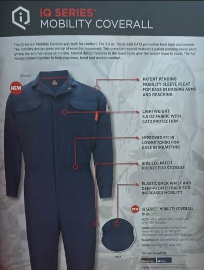 OVEROL QC20 MARINO